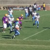 Football field action